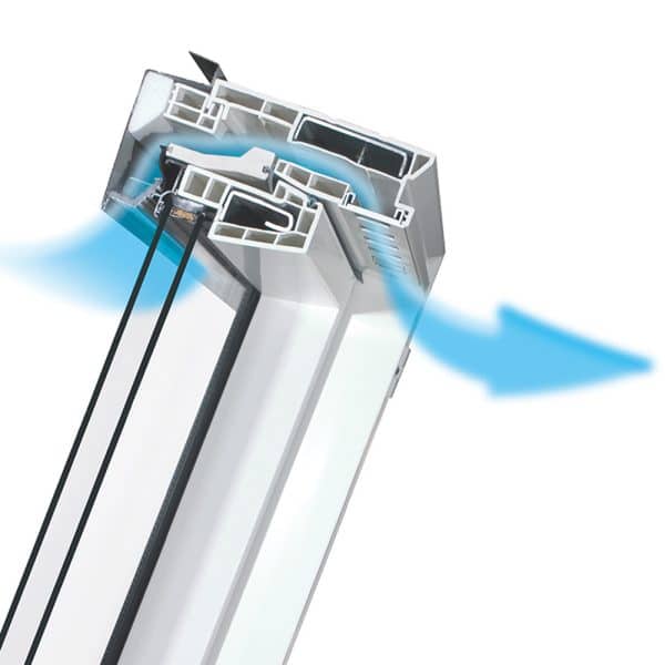 FAKRO® onderhoudsarm tuimeldakraam kunststof PTP-V U3 - Afbeelding 52