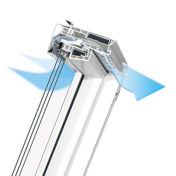 FAKRO® onderhoudsarm tuimeldakraam kunststof PTP-V U4 - Afbeelding 23