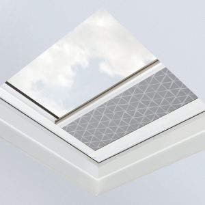 FAKRO® verduisterend rolgordijn elektrisch lichtkoepel/platdakraam ARF/D Solar