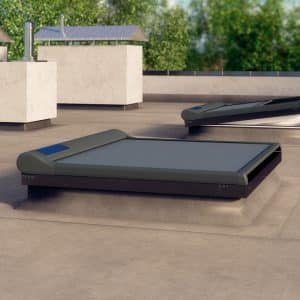 FAKRO® screen elektrisch op zonne-energie platdakraam AMZ/F Solar